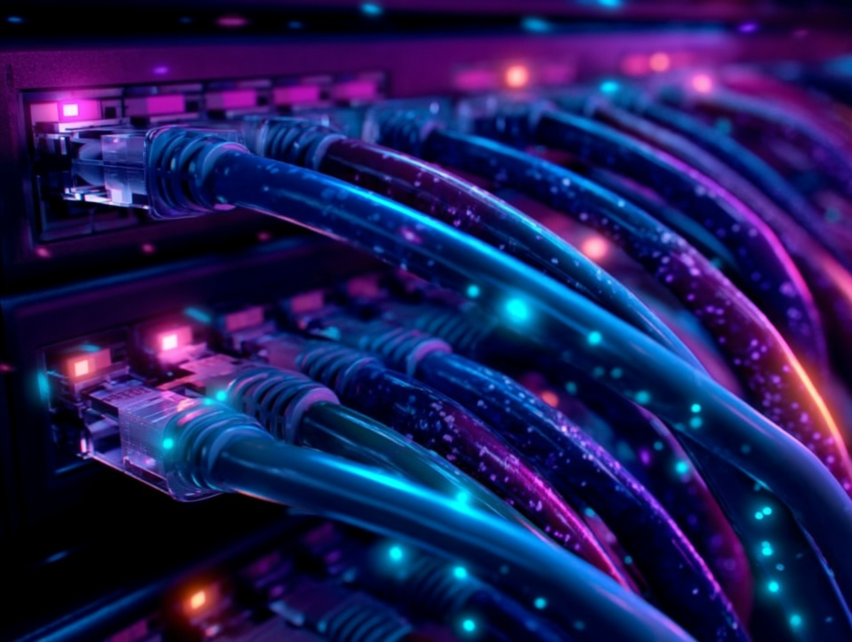 Infrastructure réseau - câbles fibre optique